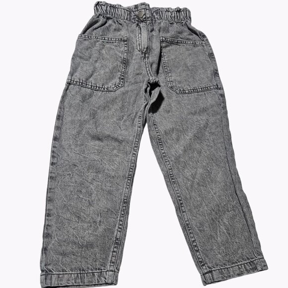 Dunnes Stores Jeans Boys Size 8 Straight Leg Black Stonewash Wash Denim Pants - Picture 1 of 4